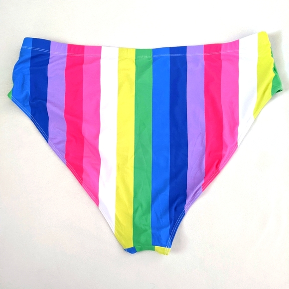 FOREVER 21 Rainbow PRIDE Bikini NWOT - Picture 4 of 9